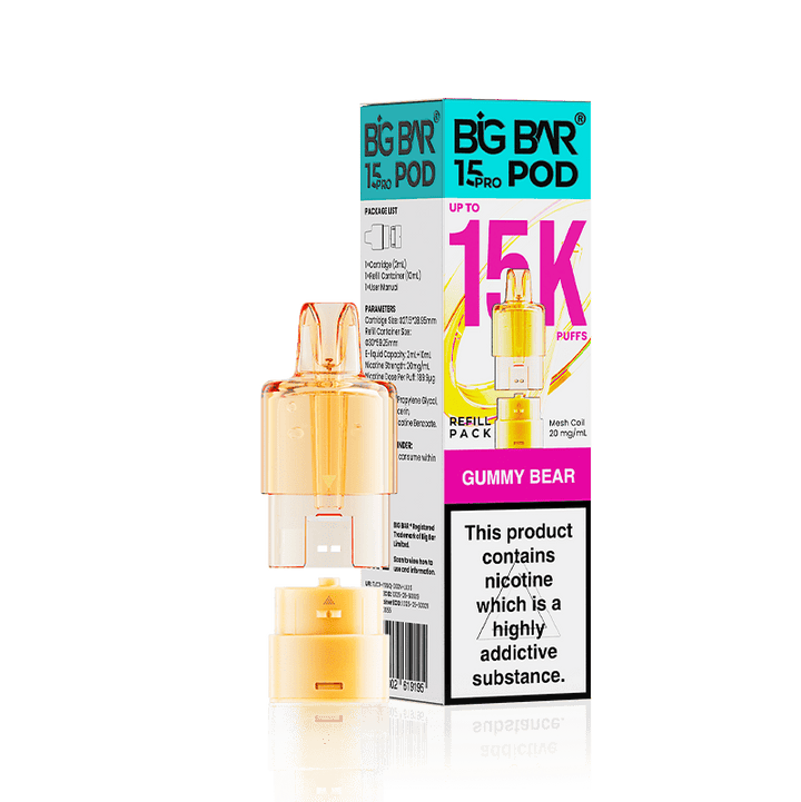 Big Bar 15 Pro Prefilled Pods (Box of 5) Simbavapes