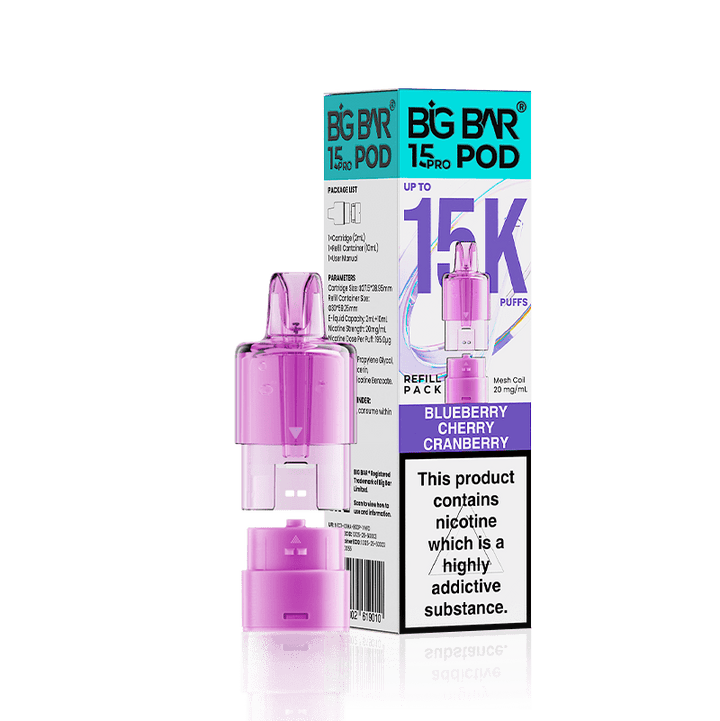 Big Bar 15 Pro Prefilled Pods (Box of 5) Simbavapes