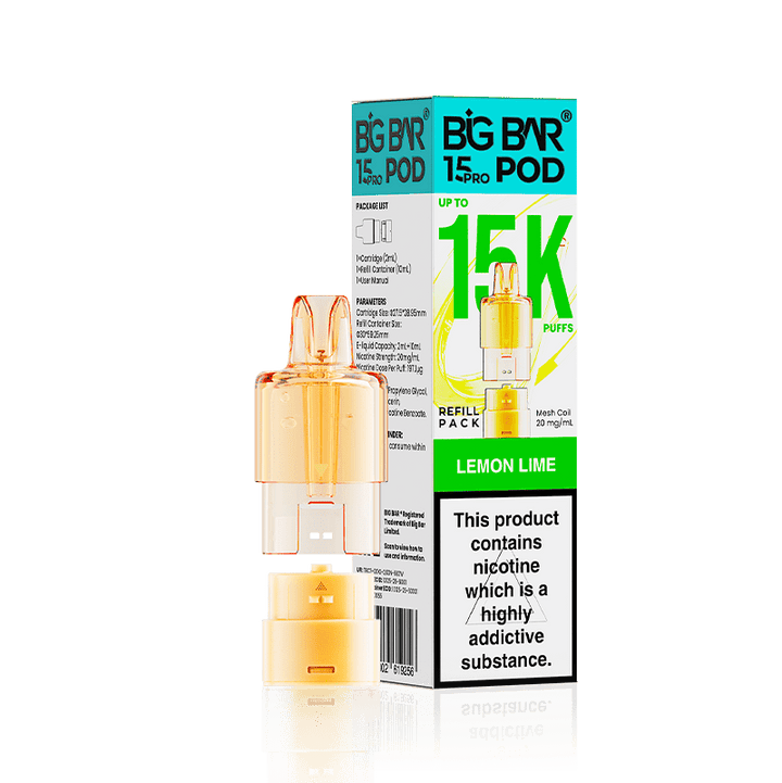 Big Bar 15 Pro Prefilled Pods (Box of 5) Simbavapes