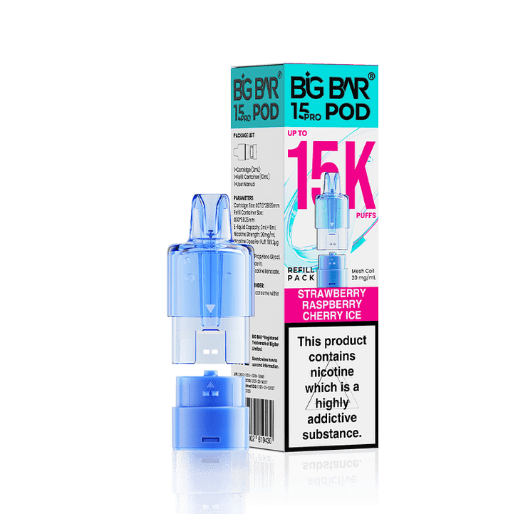 Big Bar 15 Pro Prefilled Pods (Box of 5) Simbavapes