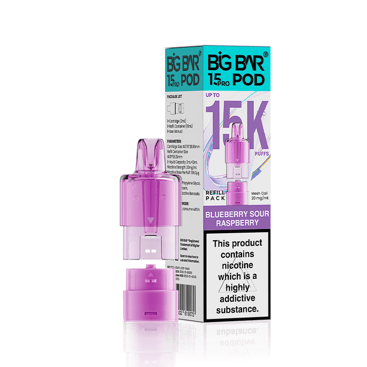 Big Bar 15 Pro Prefilled Pods (Box of 5) Simbavapes