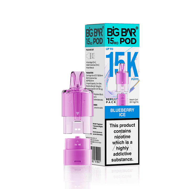 Big Bar 15 Pro Prefilled Pods (Box of 5) Simbavapes