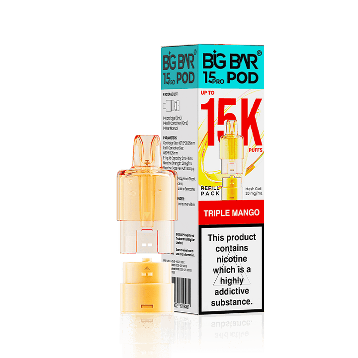 Big Bar 15 Pro Prefilled Pods (Box of 5) Simbavapes