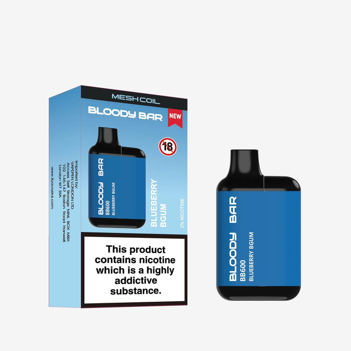 Bloody Bar BB600 Prefilled Pod Vape Box of 10 Simbavapes