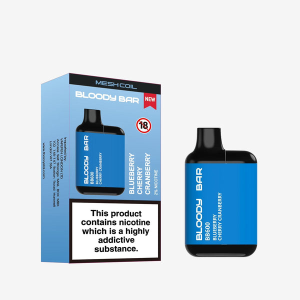 Bloody Bar BB600 Prefilled Pod Vape Box of 10 Simbavapes