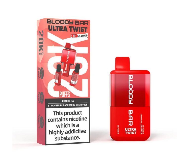 Bloody Bar Ultra Twist 20000 Disposable Vape Box of 5 #Simbavapes#