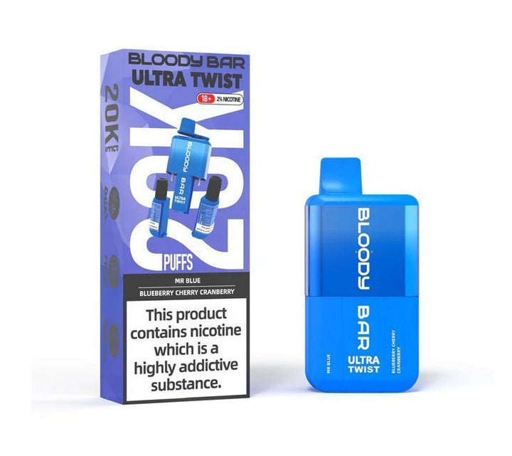 Bloody Bar Ultra Twist 20000 Disposable Vape Box of 5 #Simbavapes#