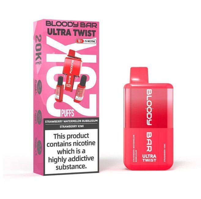 Bloody Bar Ultra Twist 20000 Disposable Vape Box of 5 #Simbavapes#