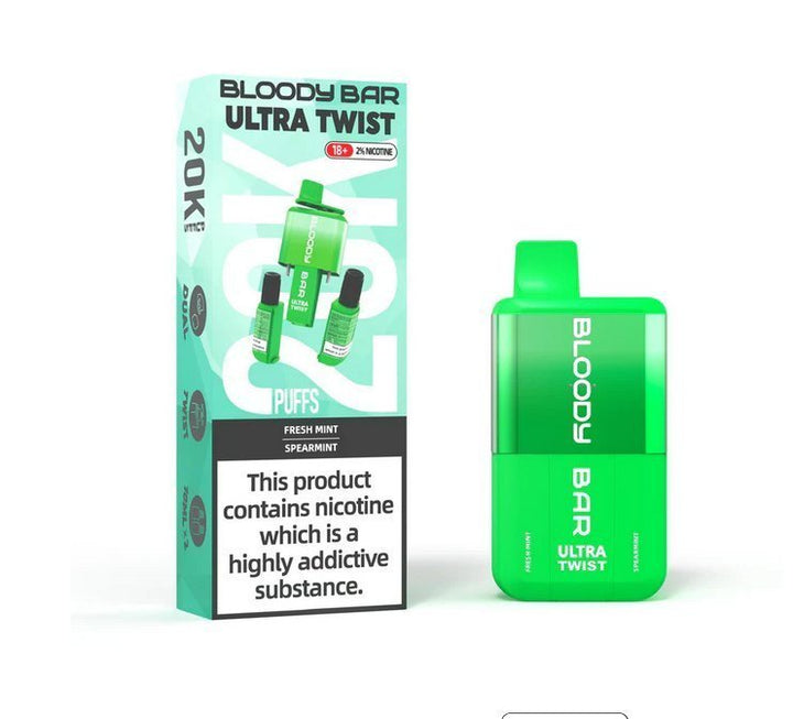 Bloody Bar Ultra Twist 20000 Disposable Vape Box of 5 #Simbavapes#