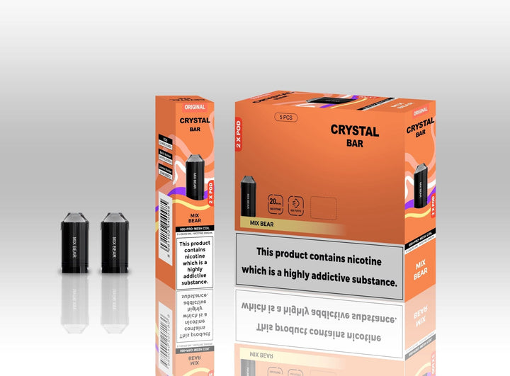 Crystal Bar Original 600 Replacement Pods Simbavapes