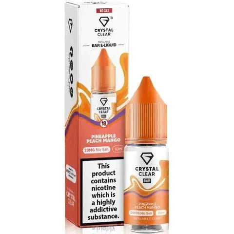 Crystal Clear Nic Salts 10ml #Simbavapes#