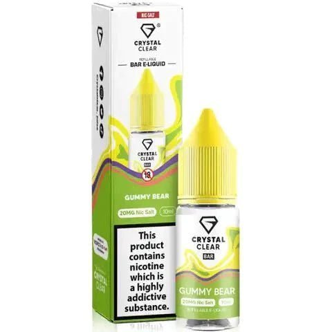 Crystal Clear Nic Salts 10ml #Simbavapes#