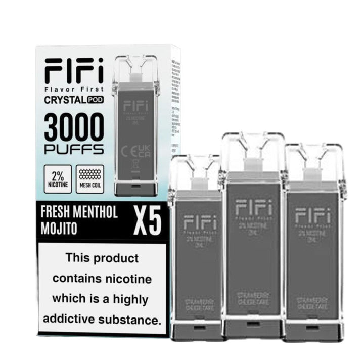 Crystal FIFI 3000 Puffs 5 in 1 Replacement Pods #Simbavapes#