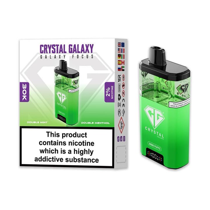 Crystal Galaxy Focus 30k Disposable Vape Box of 5 #Simbavapes#