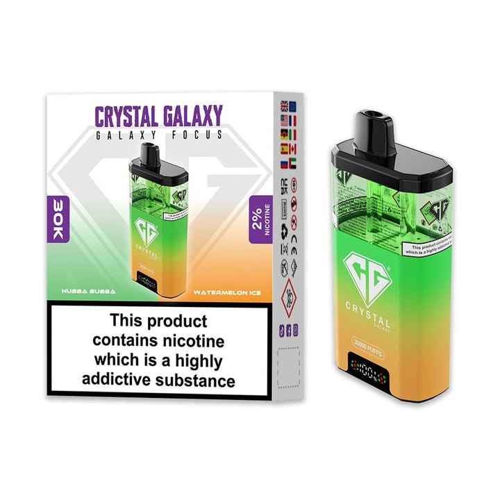 Crystal Galaxy Focus 30k Disposable Vape Box of 5 #Simbavapes#