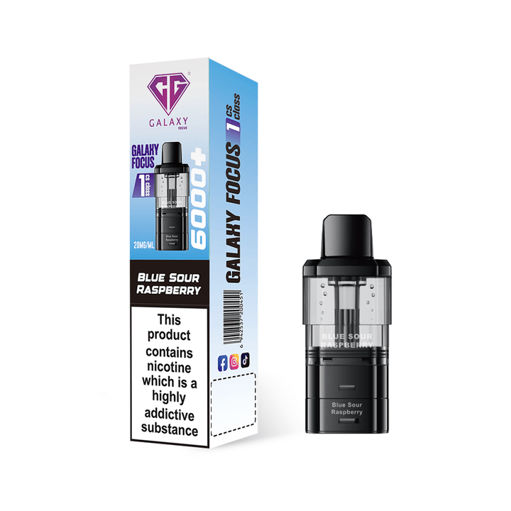 Crystal Galaxy Focus 6000 Replacement Pods Pack of 5 Simbavapes