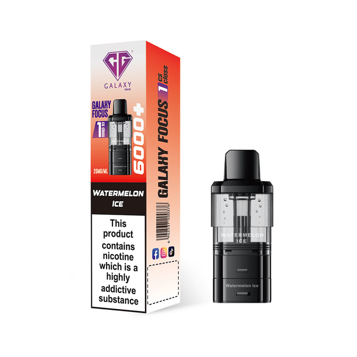 Crystal Galaxy Focus 6000 Replacement Pods Pack of 5 Simbavapes