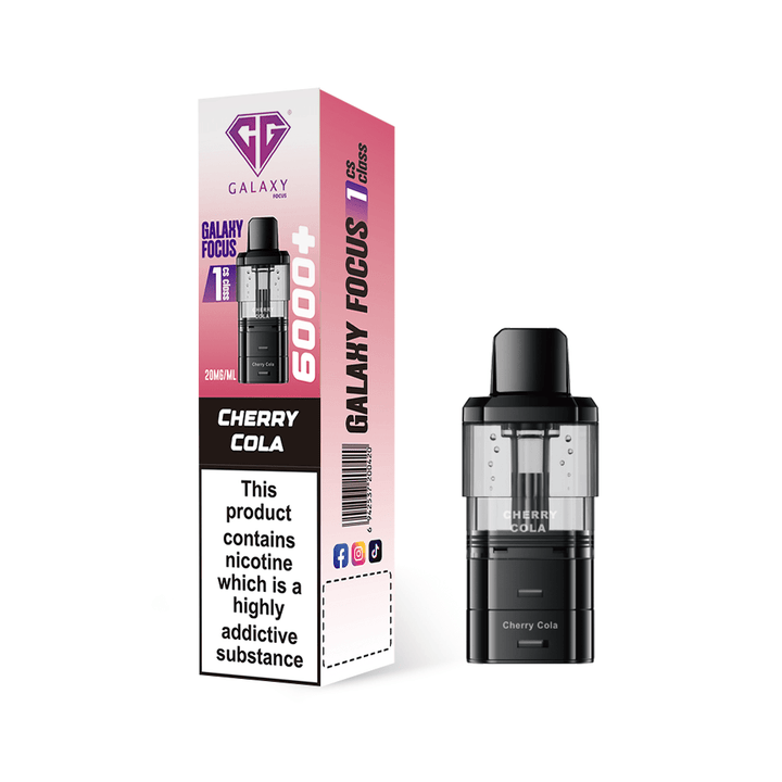 Crystal Galaxy Focus 6000 Replacement Pods Pack of 5 Simbavapes