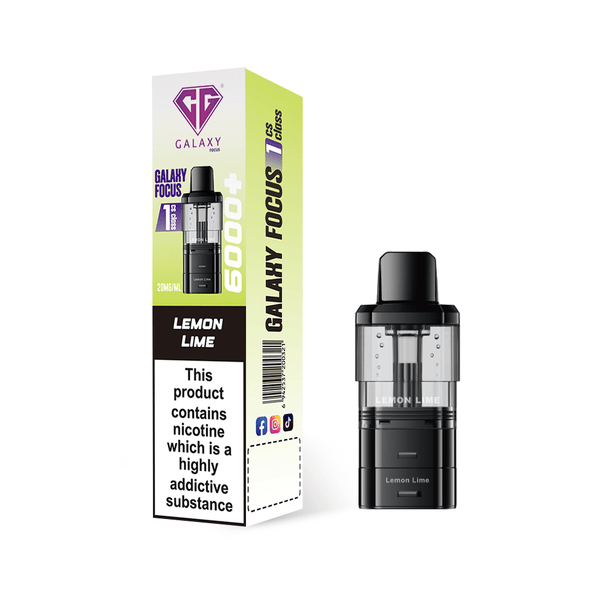 Crystal Galaxy Focus 6000 Replacement Pods Pack of 5 Simbavapes