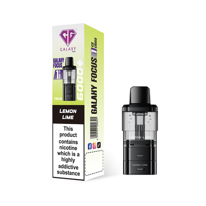 Crystal Galaxy Focus 6000 Replacement Pods Pack of 5 Simbavapes