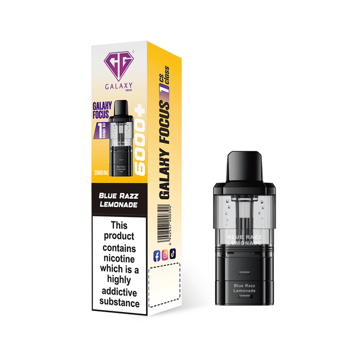 Crystal Galaxy Focus 6000 Replacement Pods Pack of 5 Simbavapes