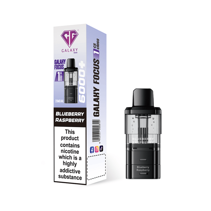 Crystal Galaxy Focus 6000 Replacement Pods Pack of 5 Simbavapes