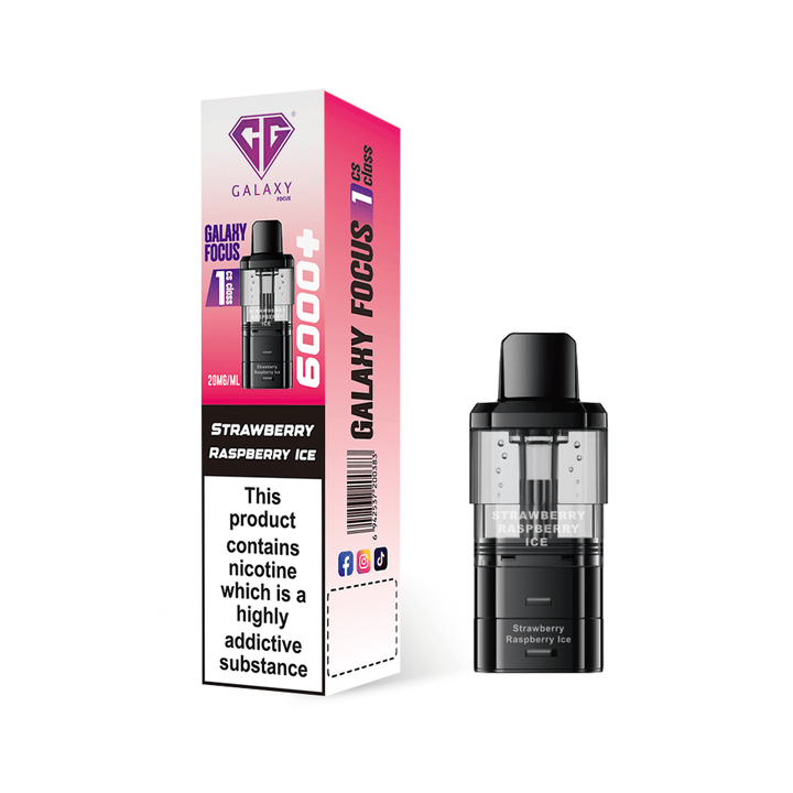 Crystal Galaxy Focus 6000 Replacement Pods Pack of 5 Simbavapes