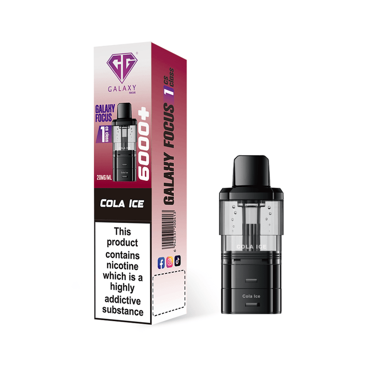 Crystal Galaxy Focus 6000 Replacement Pods Pack of 5 Simbavapes