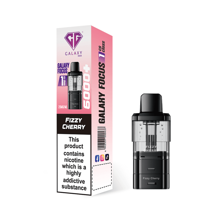 Crystal Galaxy Focus 6000 Replacement Pods Pack of 5 Simbavapes