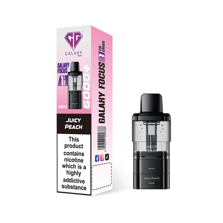 Crystal Galaxy Focus 6000 Replacement Pods Pack of 5 Simbavapes