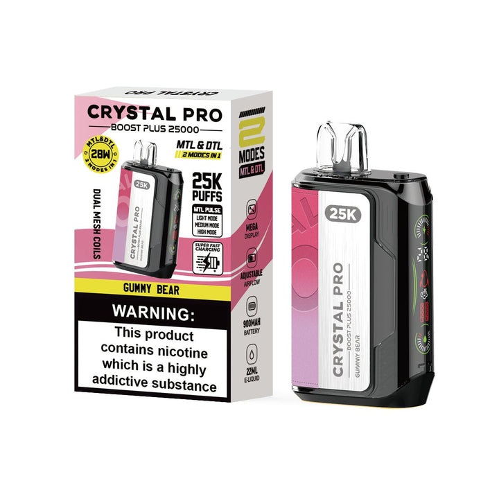 Crystal Pro Boost Plus 25000 Disposable Vape #Simbavapes#