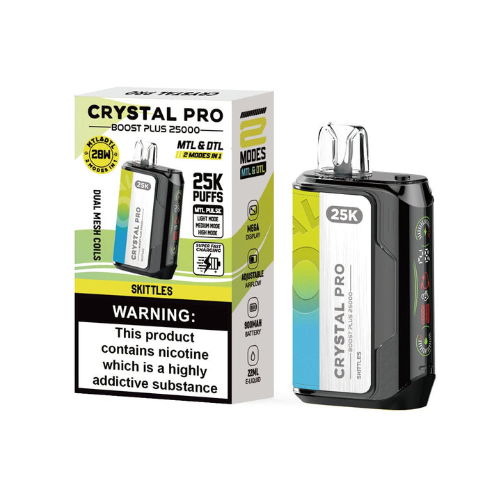 Crystal Pro Boost Plus 25000 Disposable Vape #Simbavapes#