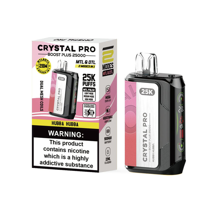 Crystal Pro Boost Plus 25000 Disposable Vape #Simbavapes#