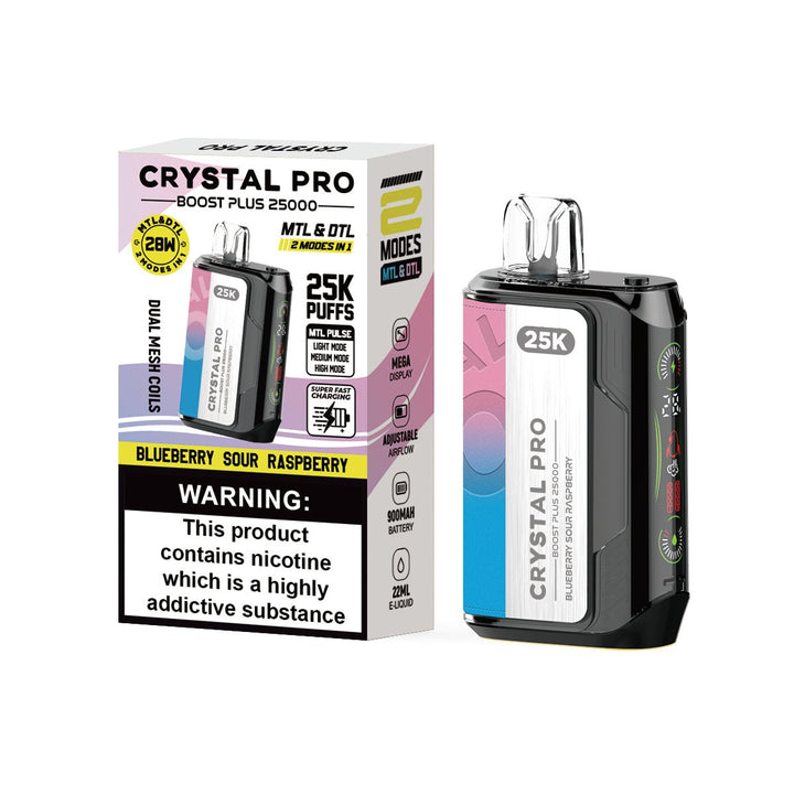 Crystal Pro Boost Plus 25000 Disposable Vape #Simbavapes#