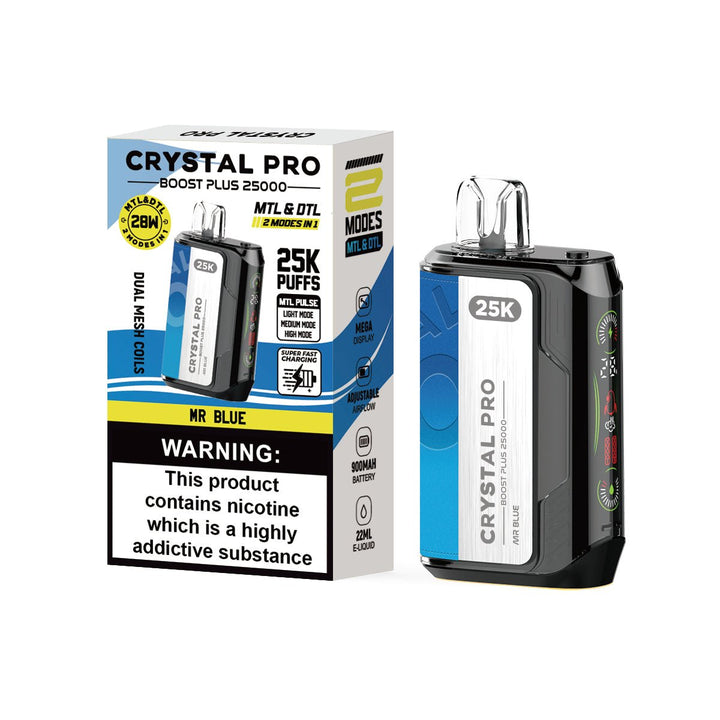 Crystal Pro Boost Plus 25000 Disposable Vape #Simbavapes#