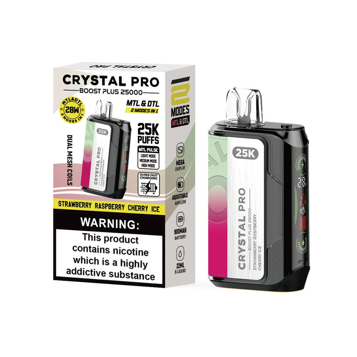 Crystal Pro Boost Plus 25000 Disposable Vape #Simbavapes#