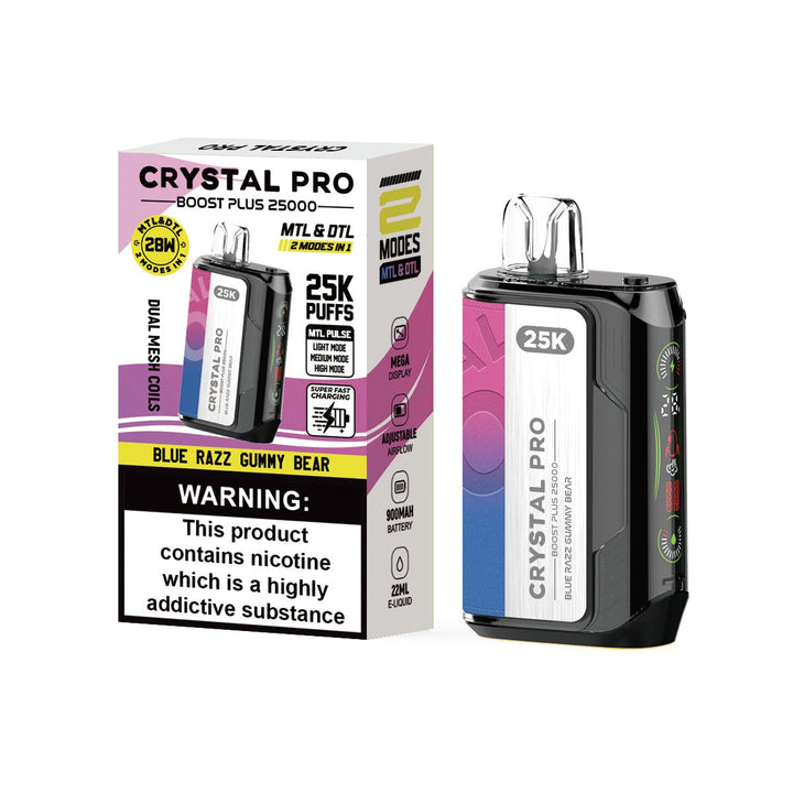 Crystal Pro Boost Plus 25000 Disposable Vape #Simbavapes#