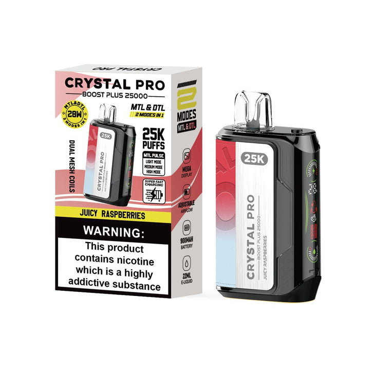 Crystal Pro Boost Plus 25000 Disposable Vape #Simbavapes#