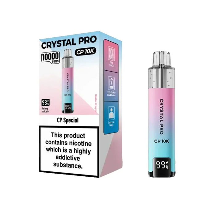 Crystal Pro CP 10k Puffs Prefilled Vape Kit Simbavapes