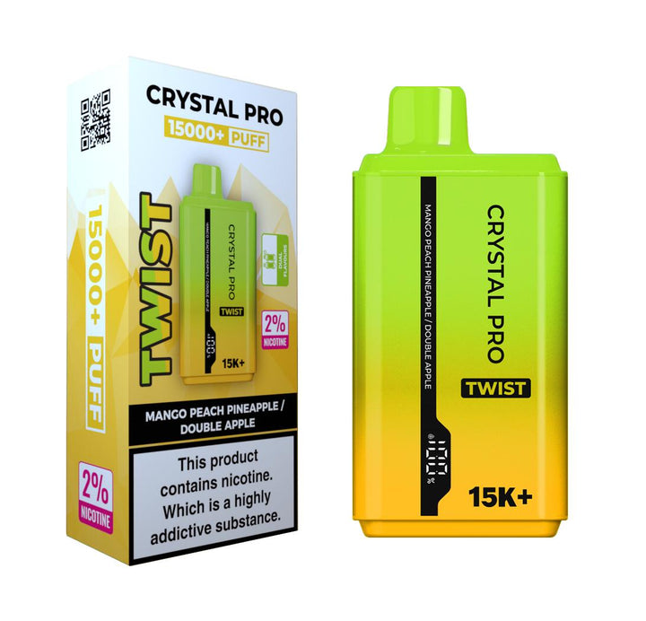 Crystal Pro Twist 15000 Disposable Vape #Simbavapes#