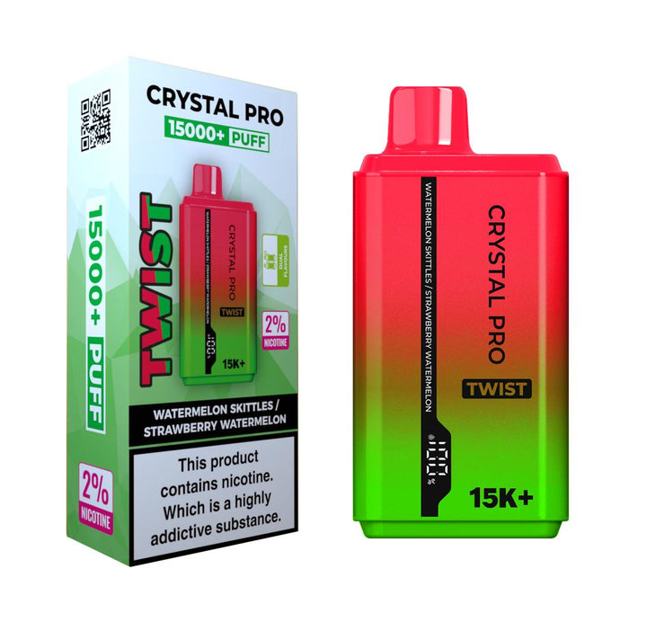 Crystal Pro Twist 15000 Disposable Vape #Simbavapes#