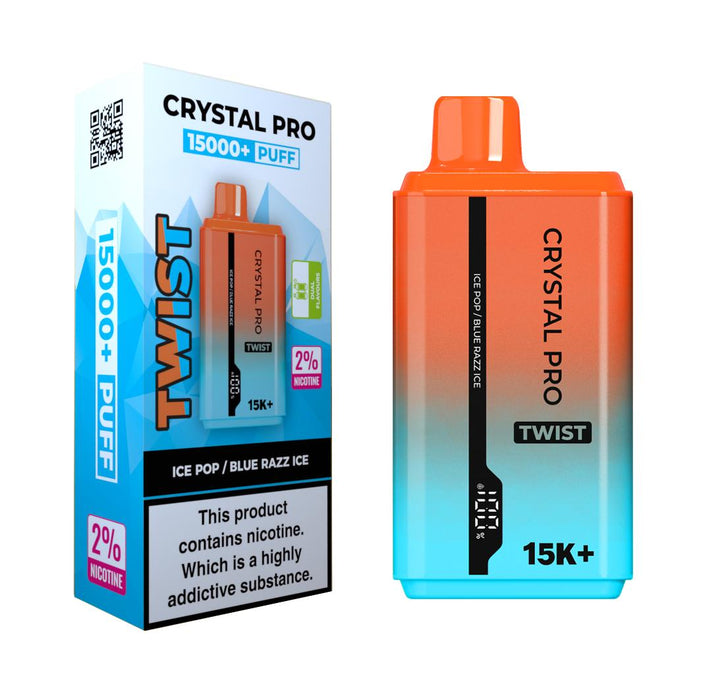 Crystal Pro Twist 15000 Disposable Vape #Simbavapes#