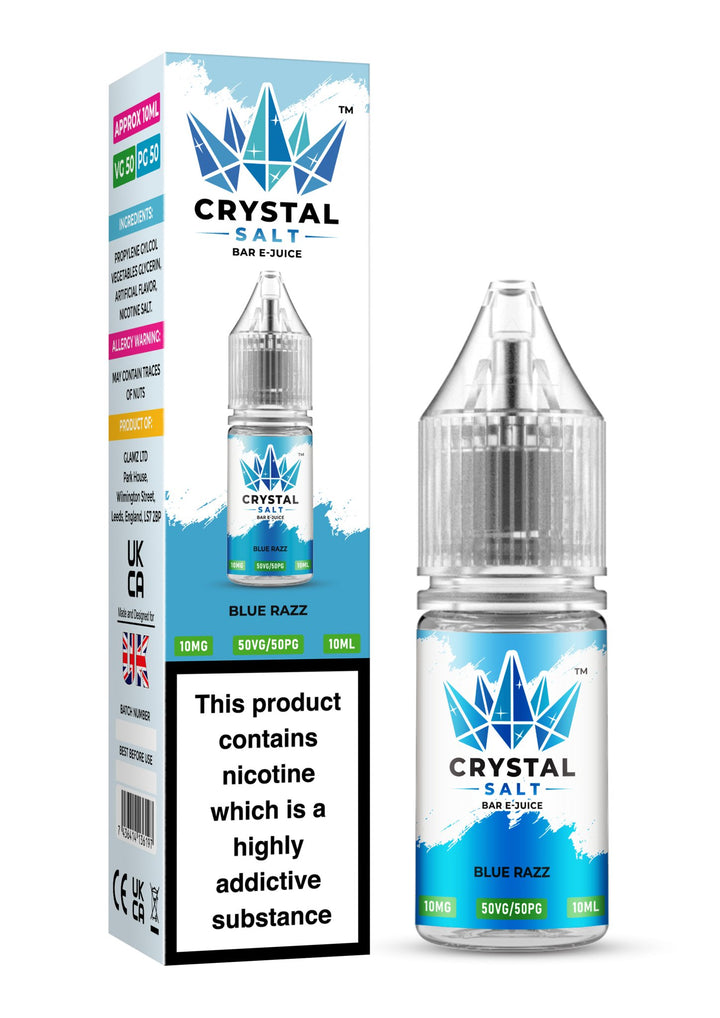 Crystal Salt 10ml Nic Salts E - Liquid - Pack of 10 #Simbavapes#