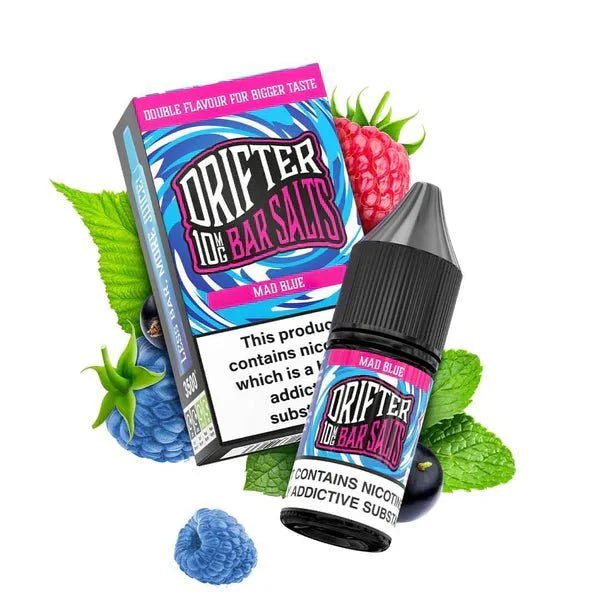 Drifter Bar Nic Salt 10ml E - Liquid Pack of 12 Simbavapes