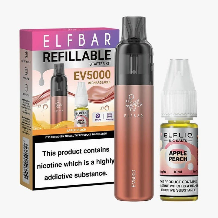 Elf Bar EV5000 Starter Kit & Elfliq Salt 10ml #Simbavapes#