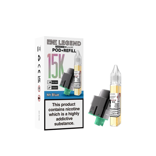 Elux ENE Legend 15k Replacement Pods Pack of 5 Simbavapes