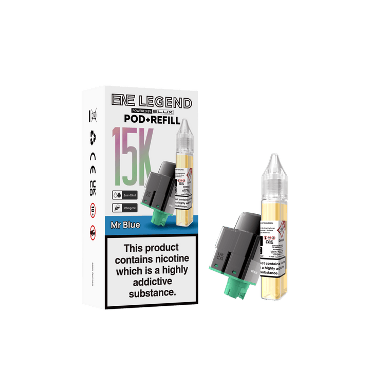 Elux ENE Legend 15k Replacement Pods Pack of 5 Simbavapes