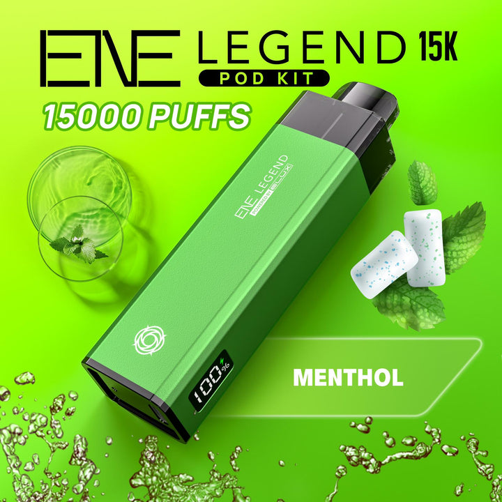 Elux ENE Legend 15k Vape Pod Kit Pack of 5 Simbavapes