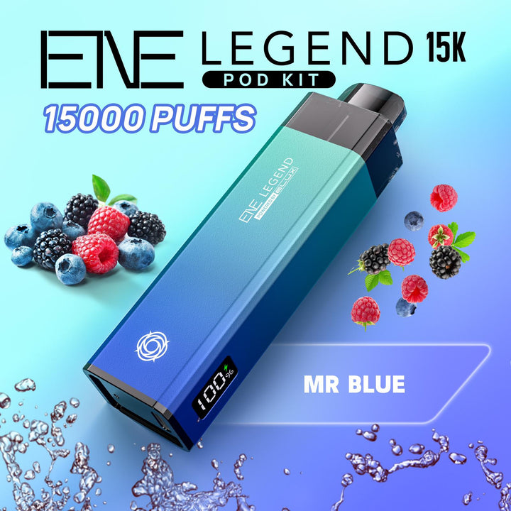 Elux ENE Legend 15k Vape Pod Kit Pack of 5 Simbavapes