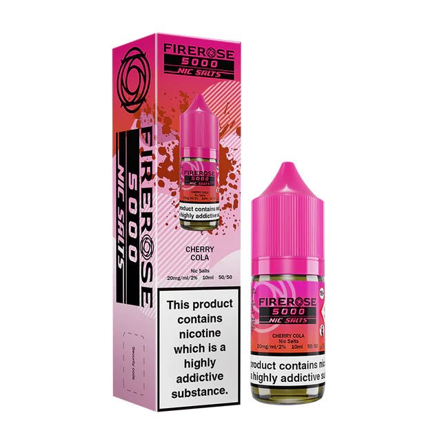 Firerose 5000 10ml Nic Salts E - liquids Box of 10 #Simbavapes#